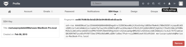 GitLab SSH Key Authentication